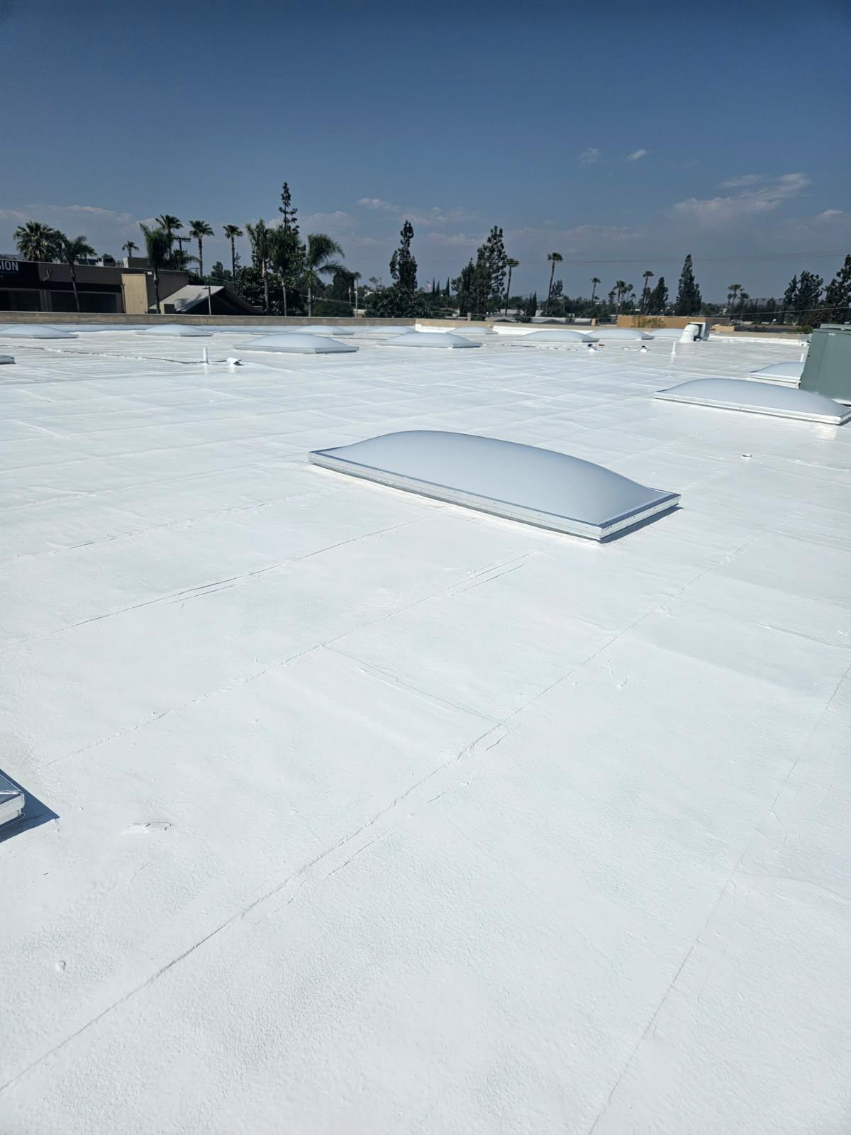 Flat commercial roof